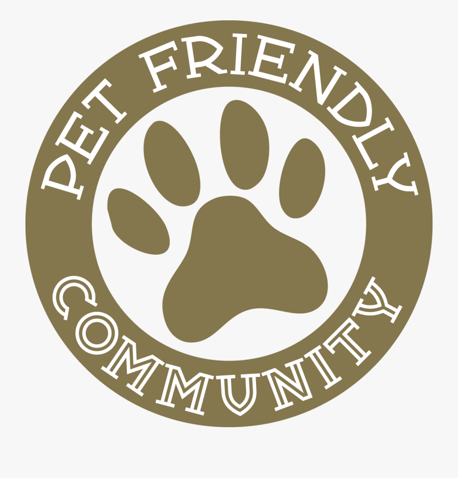 Pet Friendly Community - Circle, Transparent Clipart