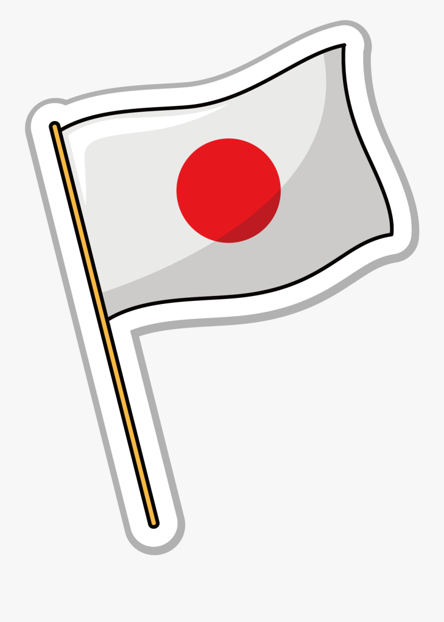 Flag Of Japan Flag Of The United States - Transparent Japan Flag Png, Transparent Clipart