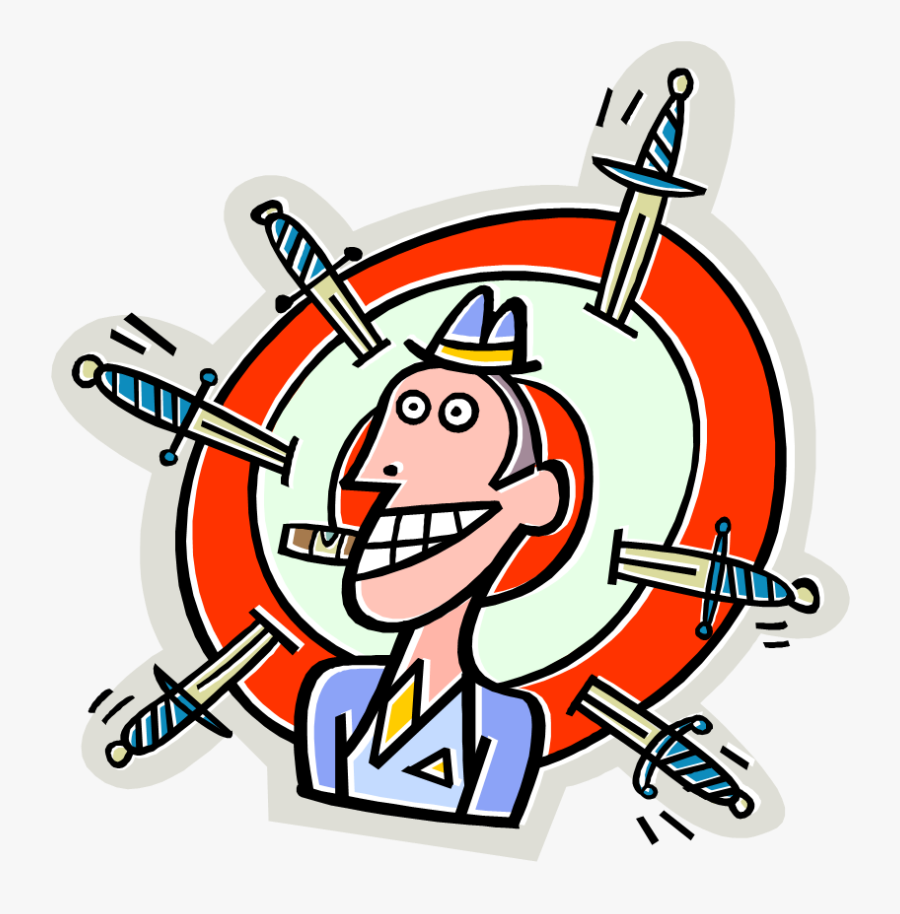 Knives Throwing Magic Clipart, Transparent Clipart