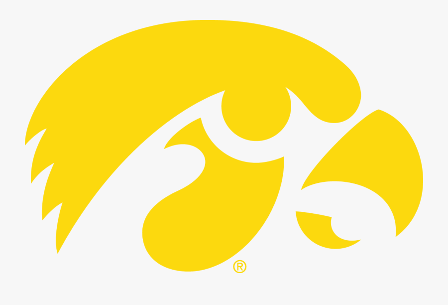 University Of Iowa - Printable Iowa Hawkeyes Logo, Transparent Clipart