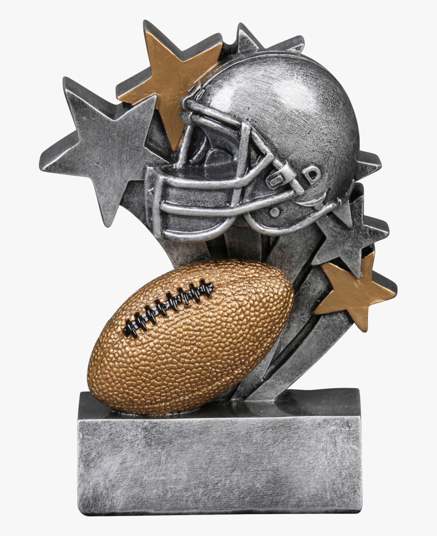 57200gs Star Blast Resin Football Trophy - Trophies Football Transparent Png, Transparent Clipart