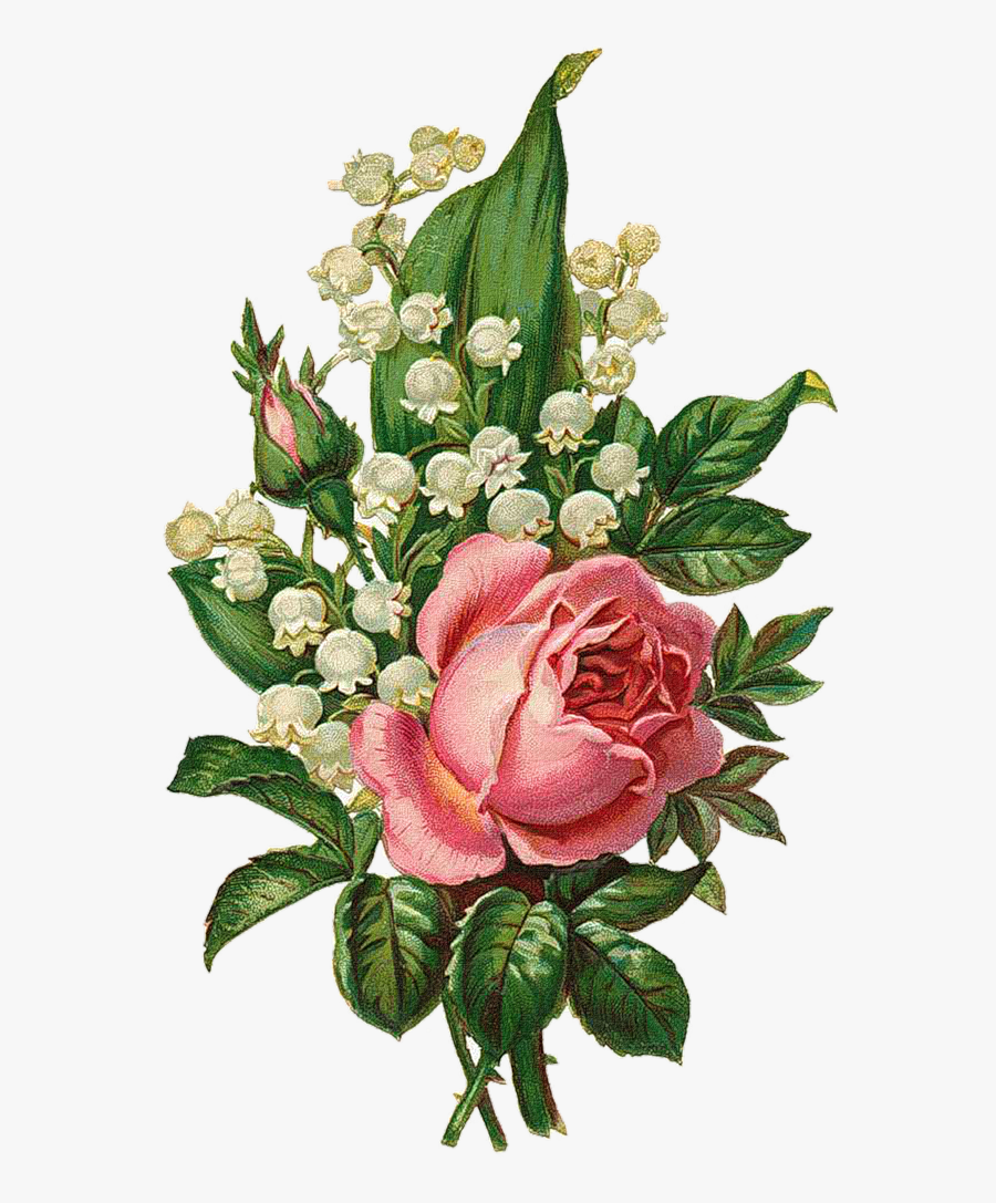 Clipart Free Download Png Vintage Roses Scrap And Decoupage, Transparent Clipart