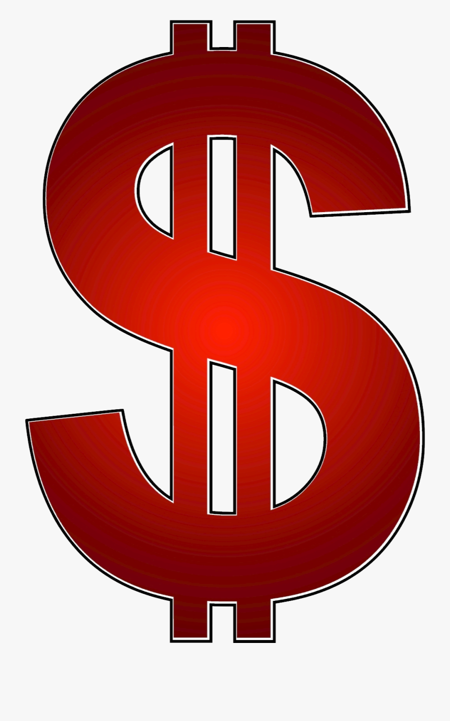 Dollar Sign Png Red - Red Dollar Sign Png, Transparent Clipart