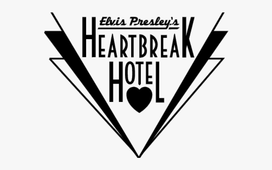 Elvis Presley Clipart Vector - Heartbreak Hotel, Transparent Clipart