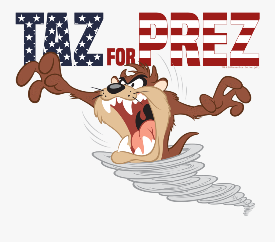 Looney Tunes Taz, Transparent Clipart
