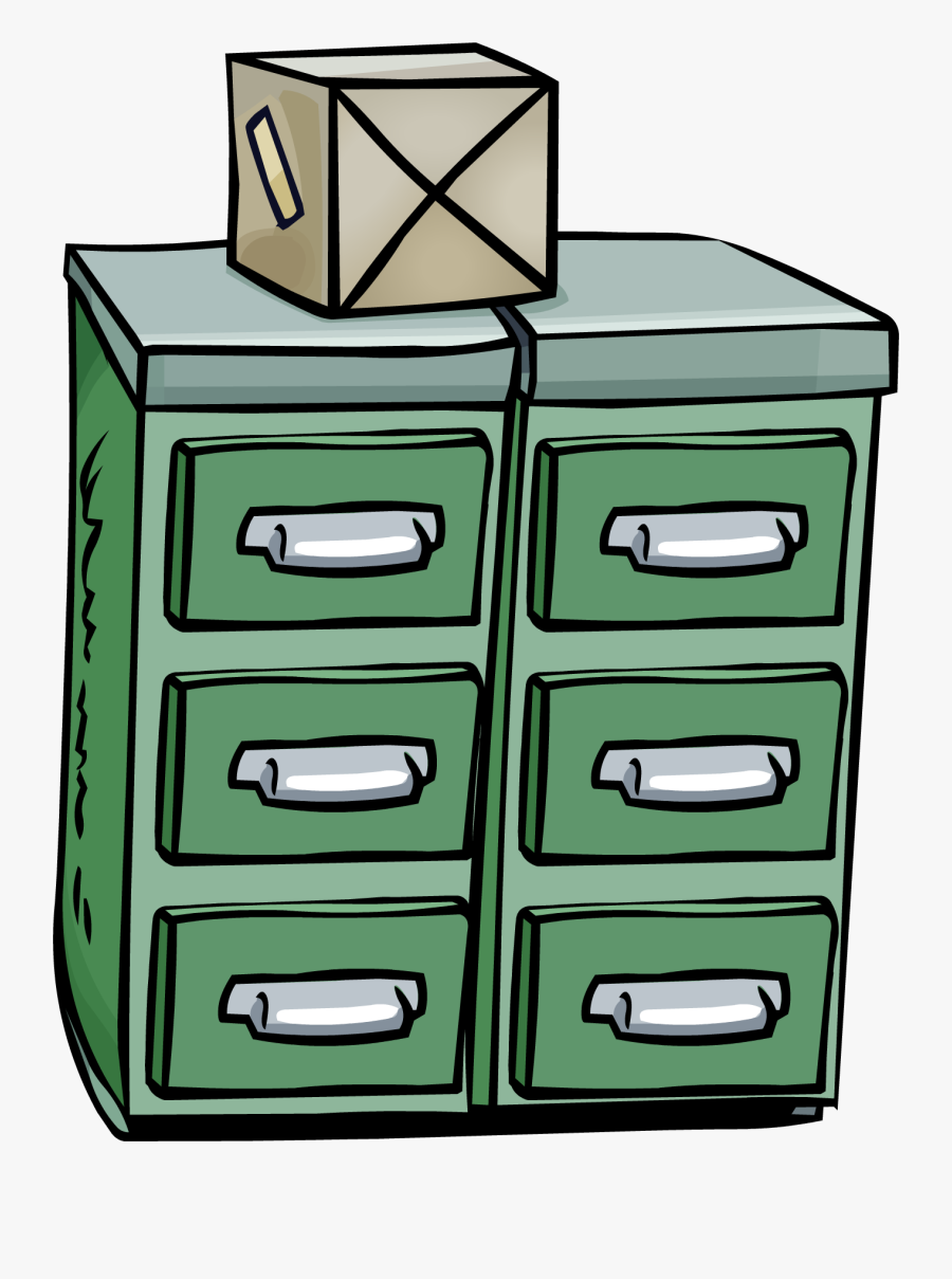 Clip Art Green Filing - Club Penguin, Transparent Clipart