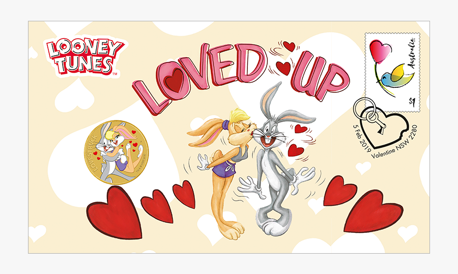 Looney Tunes Lovestruck Postal Numismatic Cover Product - Looney Tunes Cartoons 2019, Transparent Clipart