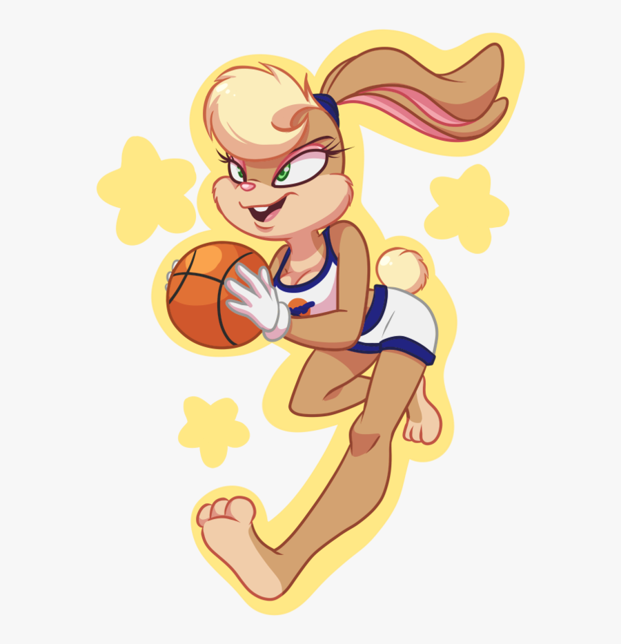 Bunny By Awesomeblossompossum On - Looney Tunes Bunny Basketball, Transparent Clipart