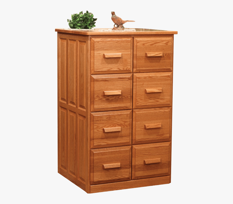 4 Drawer Double File Cabinet - Filing Cabinet, Transparent Clipart