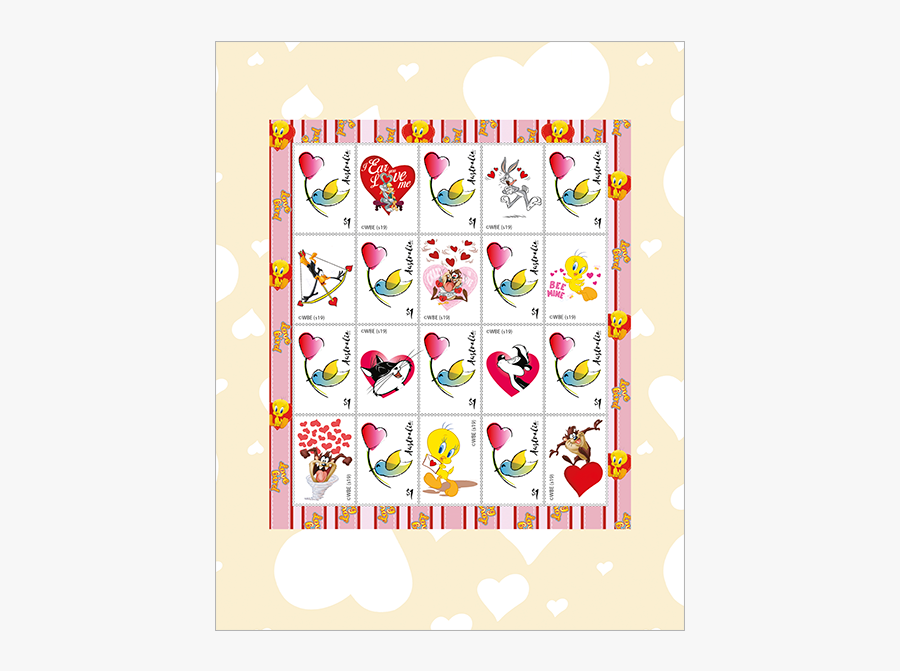 Looney Tunes Lovestruck Stamp Pack Product Photo Internal - Cartoon, Transparent Clipart