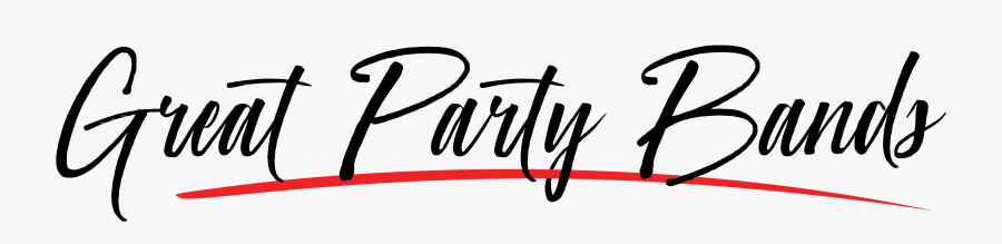 Great Party Bands - Calligraphy, Transparent Clipart