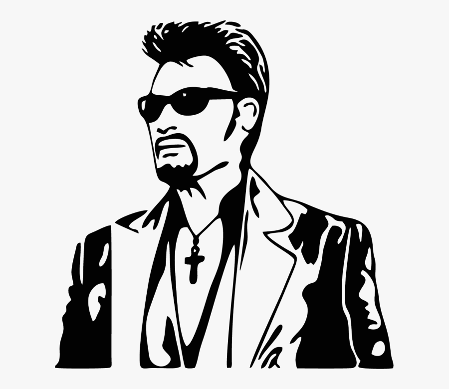 Prénom Johnny Hallyday Dessin, Transparent Clipart