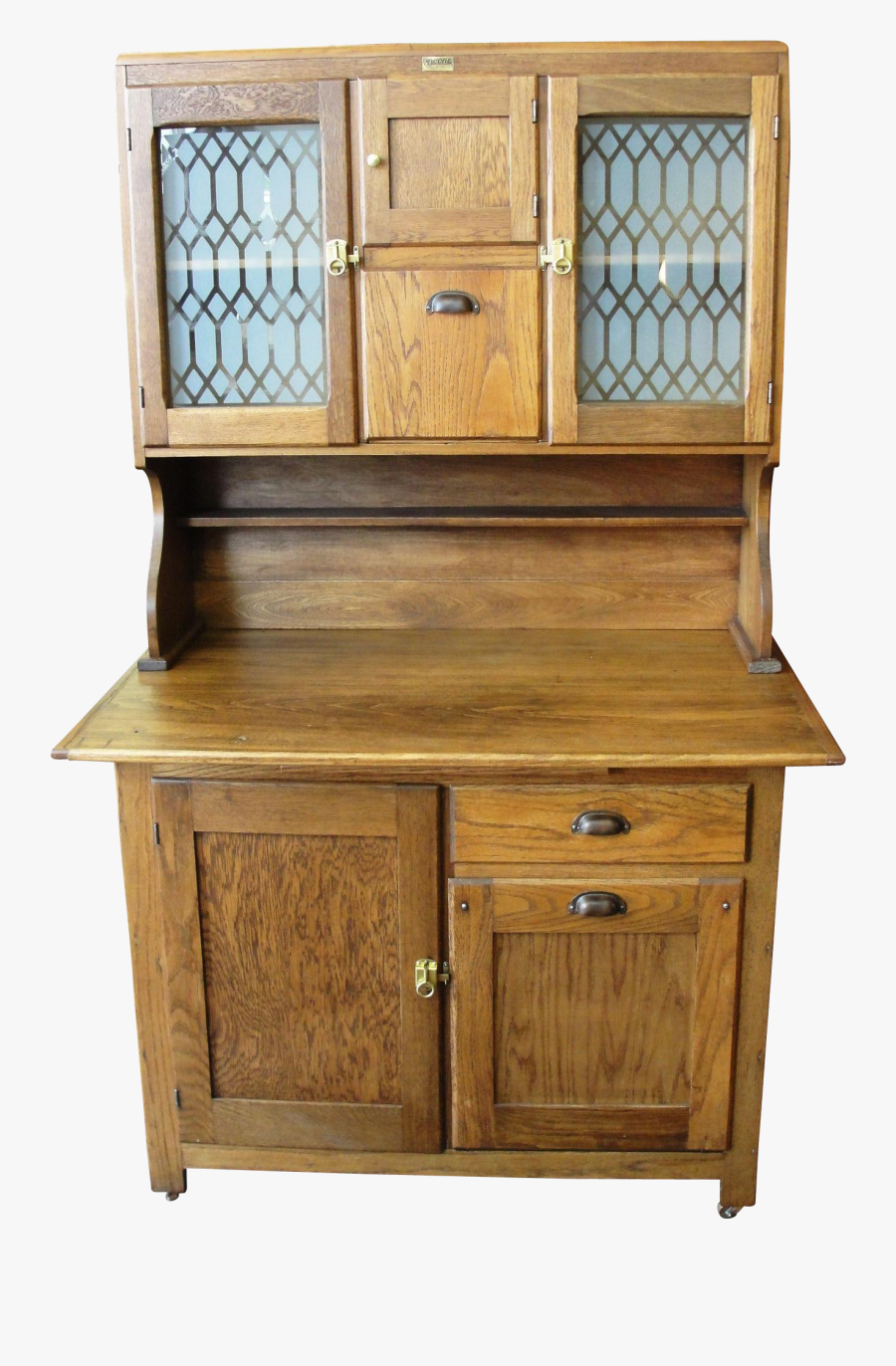 Antique Boone Oak Piece Transparent Background - Cabinetry, Transparent Clipart