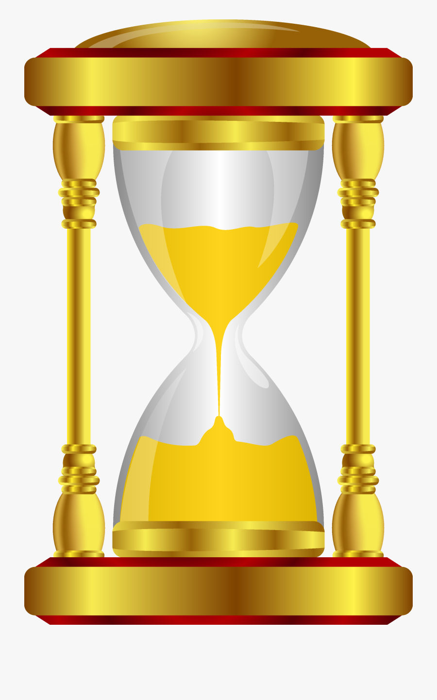 Hourglass Cliparts - Hourglass A Transparent Background, Transparent Clipart