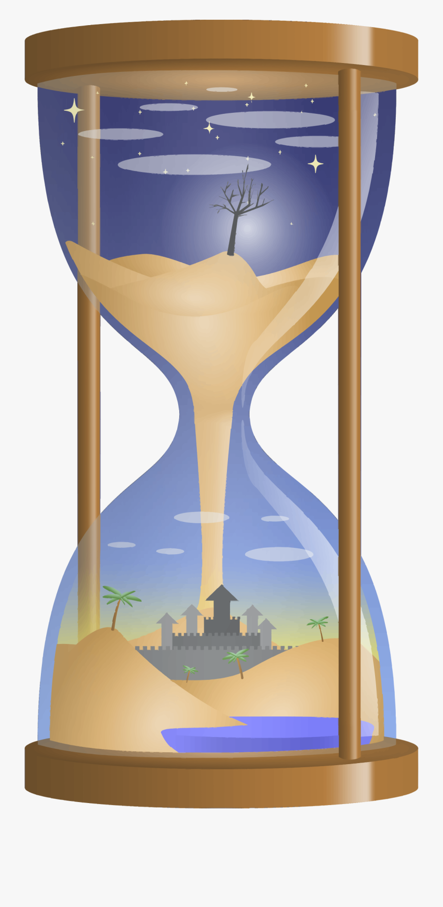 Fantasy Icons Png Free - Reloj De Arena Png, Transparent Clipart