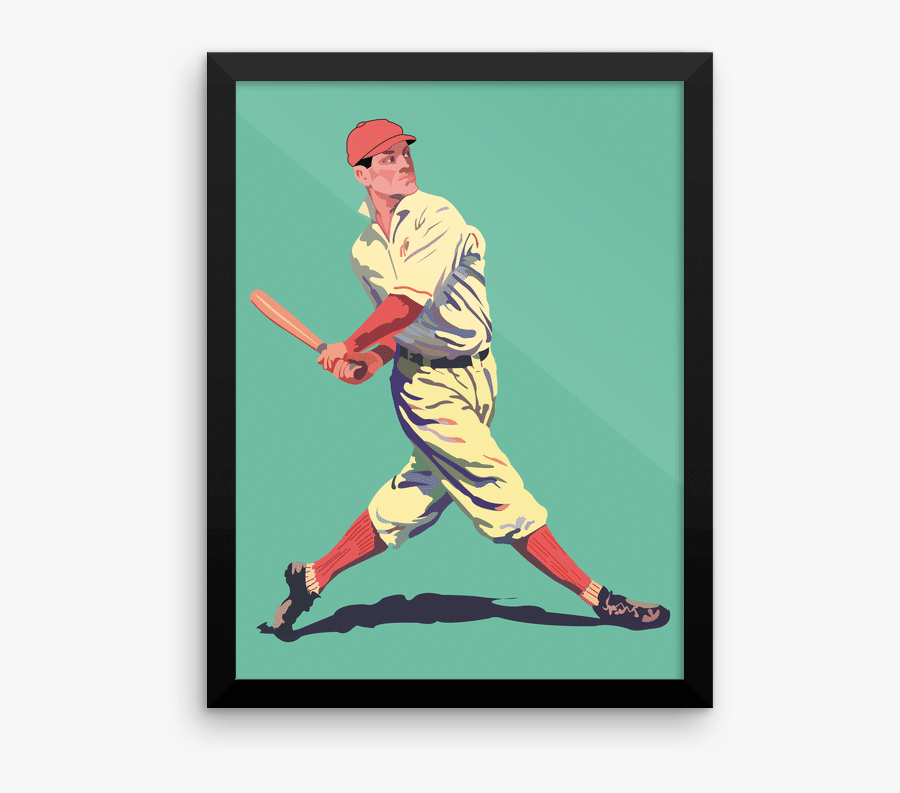 Retro Baseball Poster - Vintage Base Ball, Transparent Clipart
