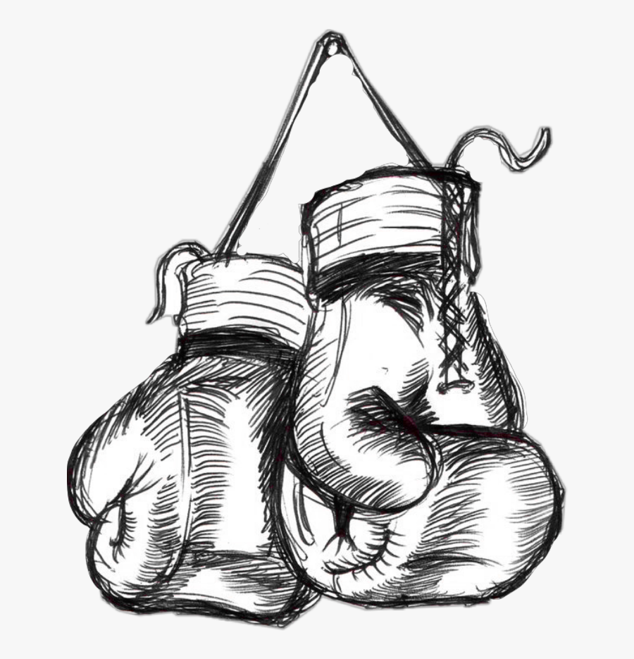 #gloves - Boxing Gloves Pencil Drawing , Free Transparent Clipart