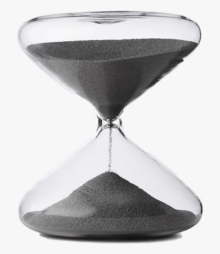 Hourglass Grey Sand Clip Arts - Reloj De Arena Png Transparente, Transparent Clipart