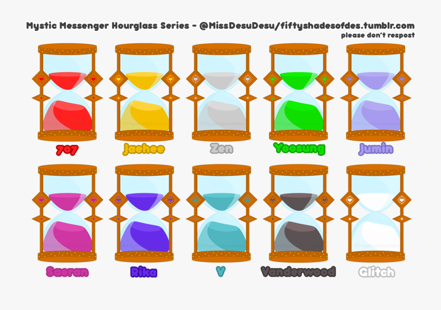 Have Hourglass In Mystic Messenger Free Transparent Clipart Clipartkey