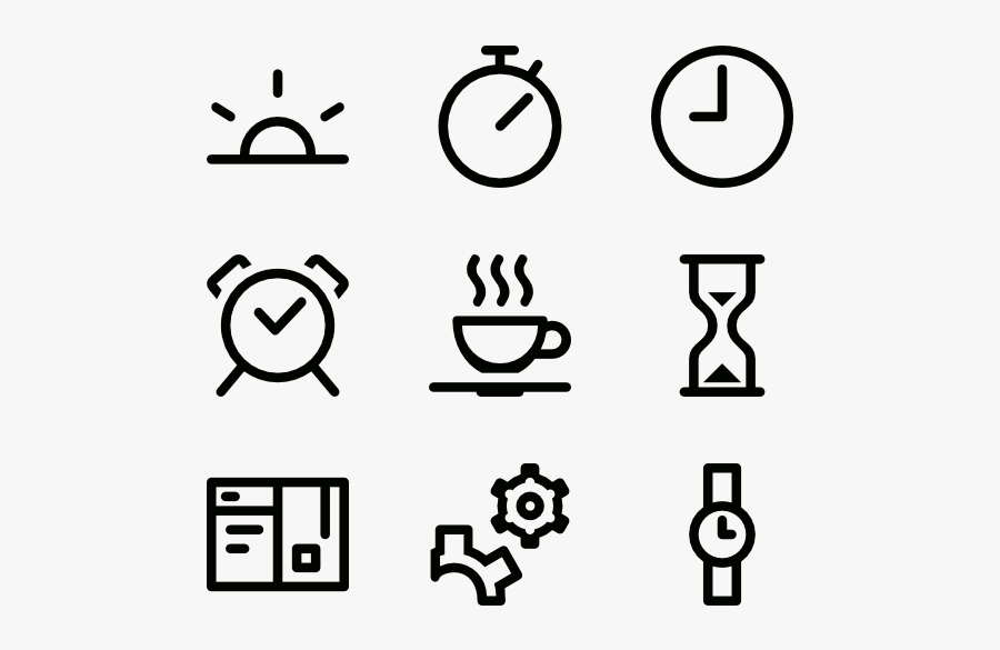 Clip Art Alarm Icons Free Time - Independence Icons, Transparent Clipart