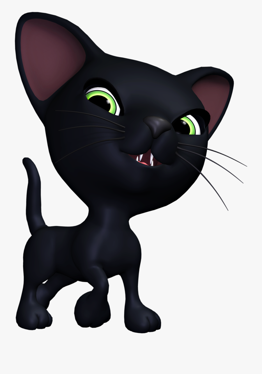 Chat Halloween 3 Png Tubes Psp Png Pinterest Cheerleading - Black Cat, Transparent Clipart