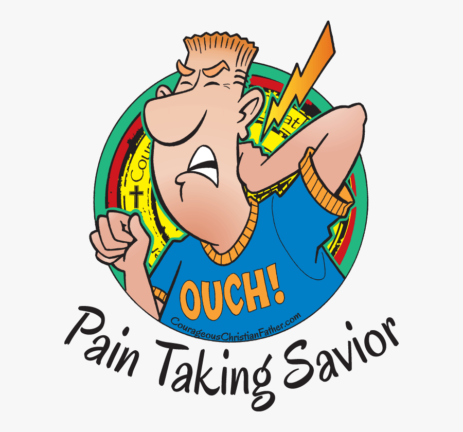 Pain Taking Savior - Cartoon, Transparent Clipart