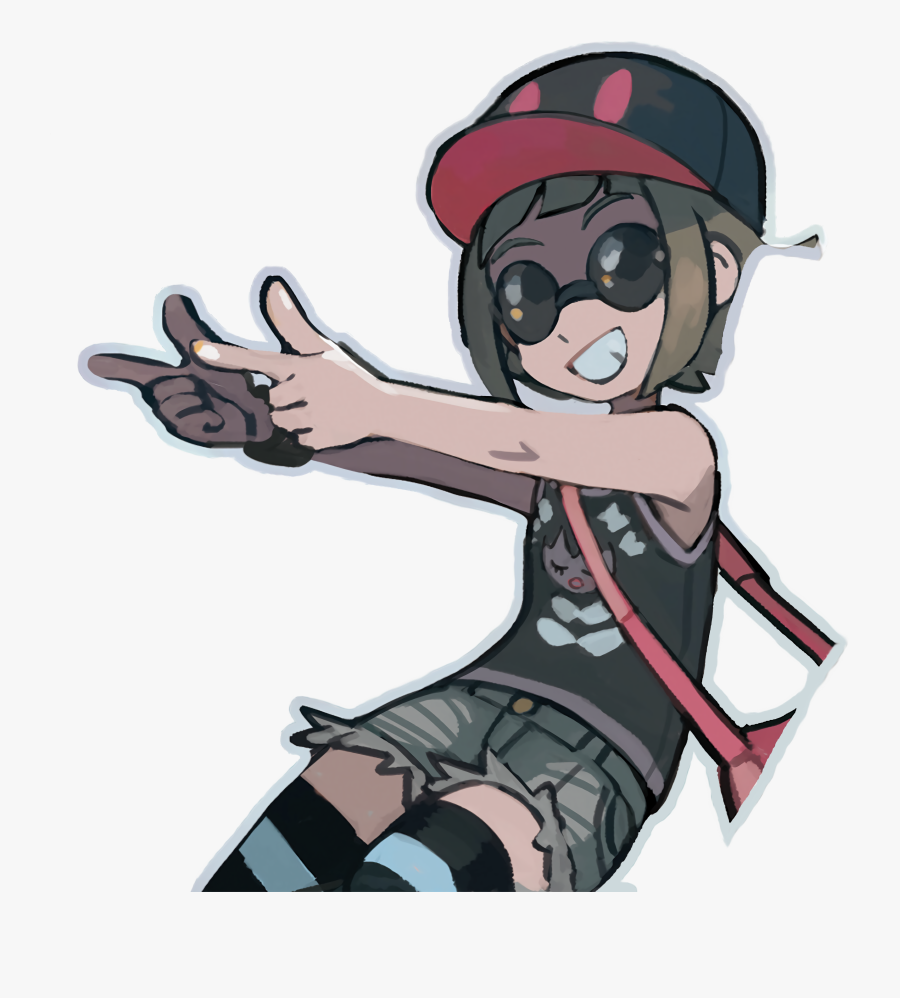 Clip Art Guns X Pokemon Pew - Girl Doing Finger Guns, Transparent Clipart