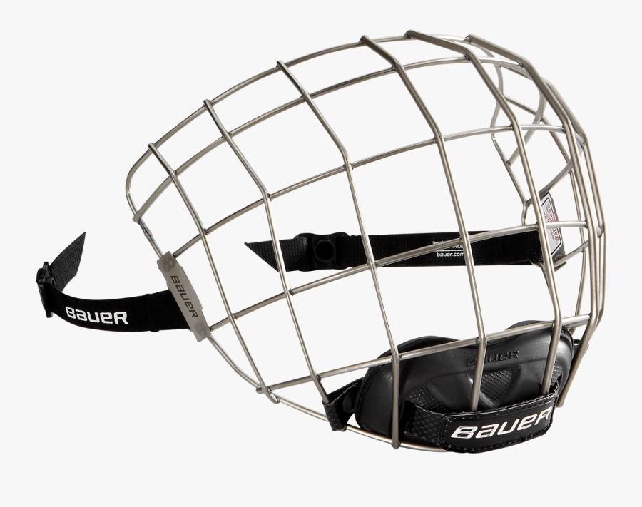 Hockey Helmet Drawing - Bauer Re Akt Face Mask, Transparent Clipart