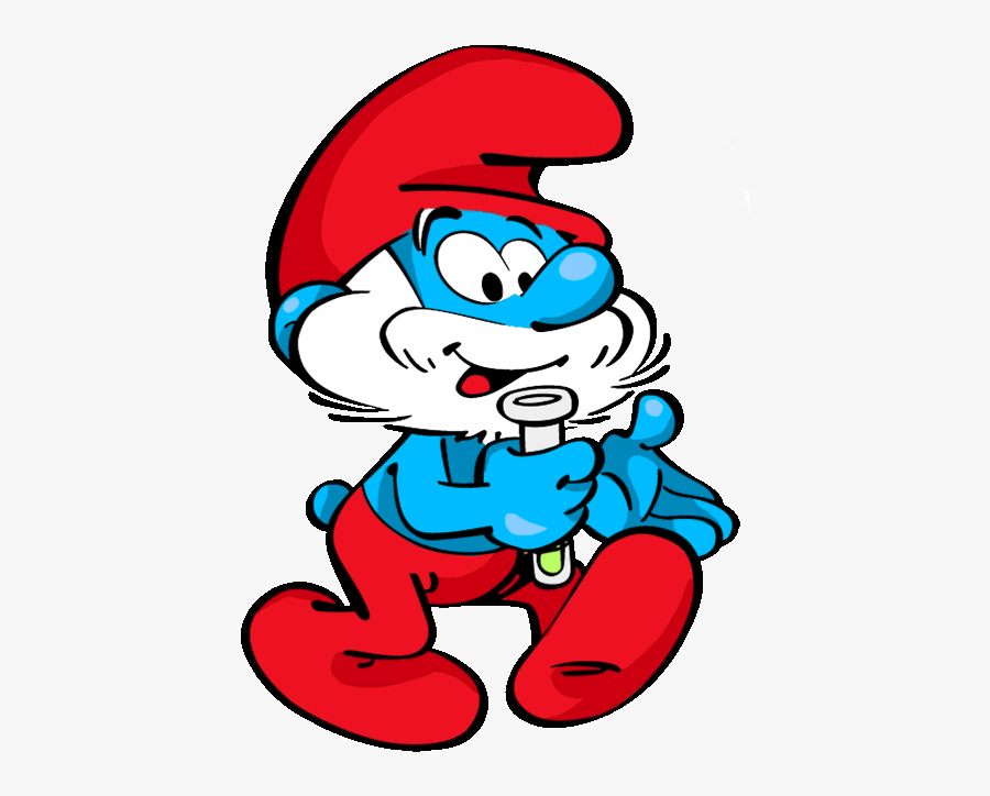 Father Smurf, Transparent Clipart