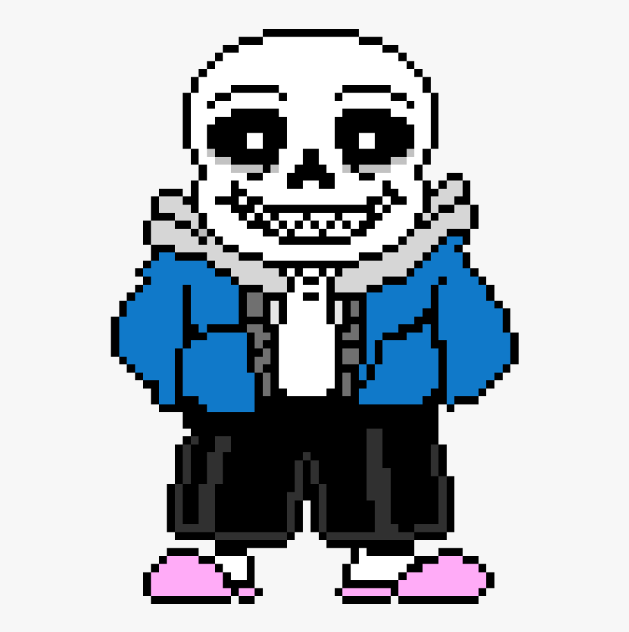 Head Line Sans Sprite Undertale Free Clipart Hq - Undertale Sans, Transparent Clipart