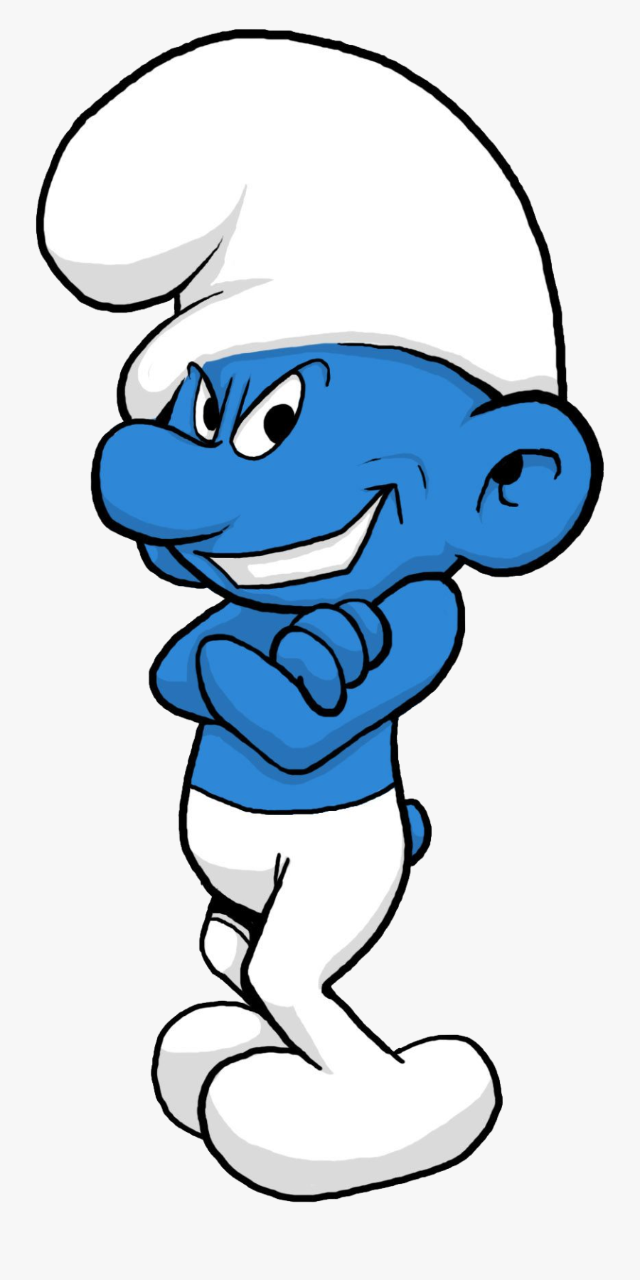 Bad Smurf Png, Transparent Clipart