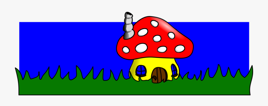 Transparent Gargamel Png - Mushroom Clipart Smurf, Transparent Clipart