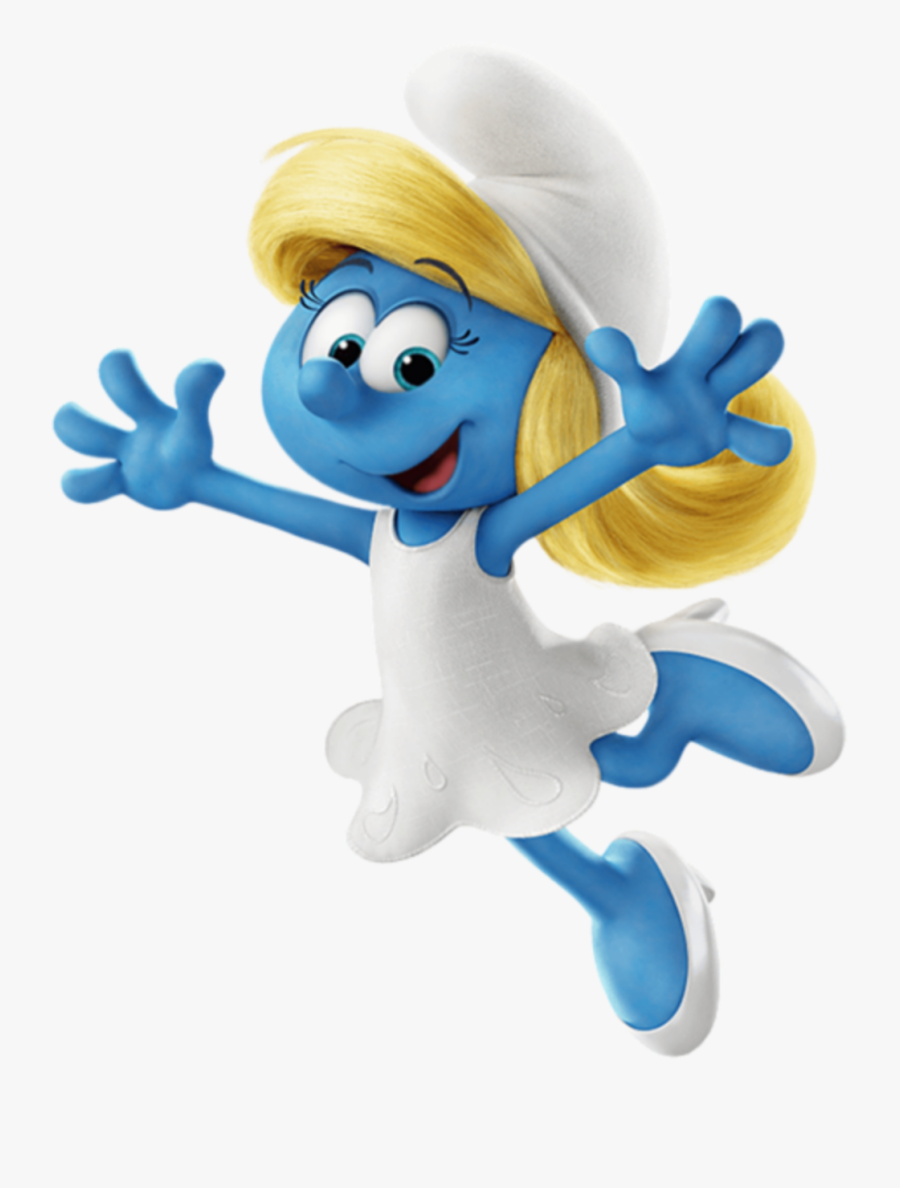 #smurfette #flying #jumping #smurf #smurfs #smurfettejumping - Smurfs The Lost Village Smurfette Png, Transparent Clipart