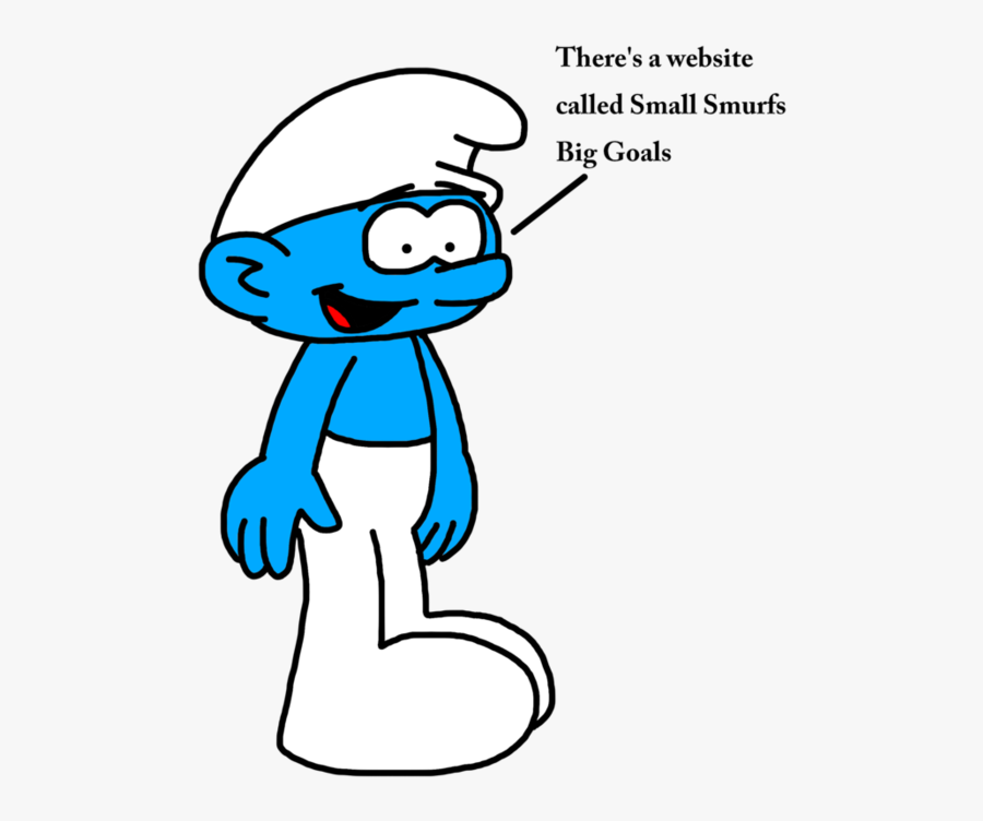 Goals Clipart General - Small Smurfs, Transparent Clipart