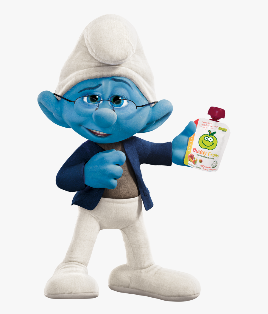 Download Smurfs Png File - Narrator Smurf, Transparent Clipart