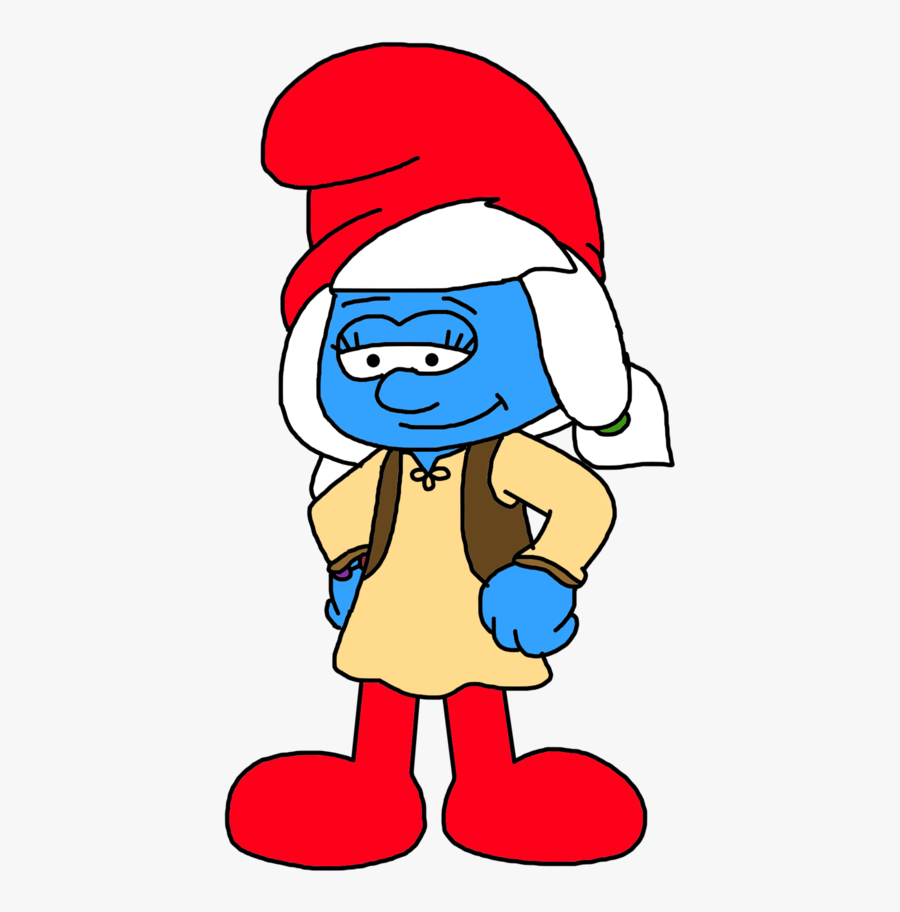 Here"s Smurfwillow, The Female Counterpart Of Papa - Smurfwillow, Transparent Clipart