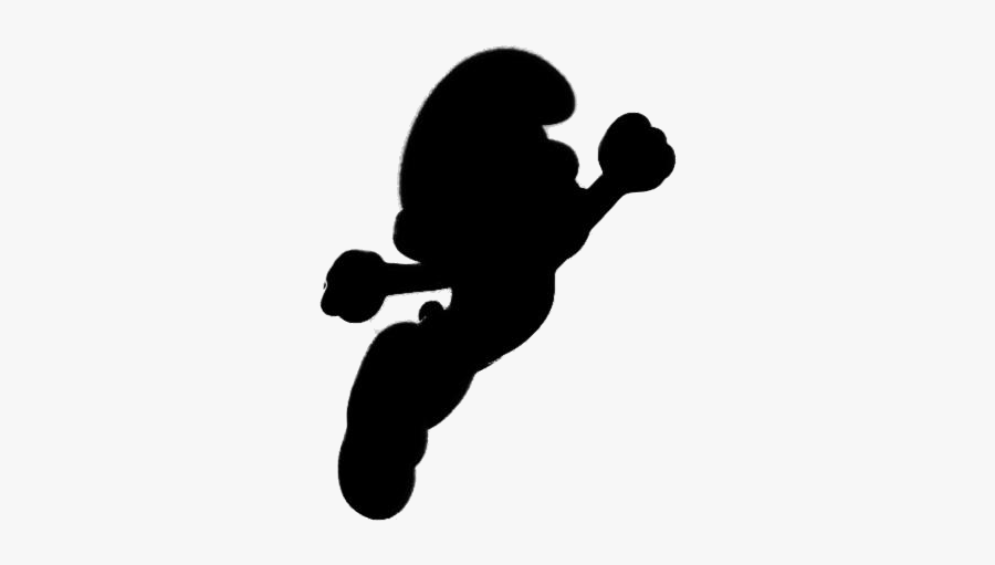 Transparent Hefty Smurf Art, Hefty Smurf Png Pic - Silhouette, Transparent Clipart