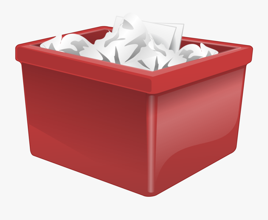 Angle,red,paper - Box Filled With Paper, Transparent Clipart