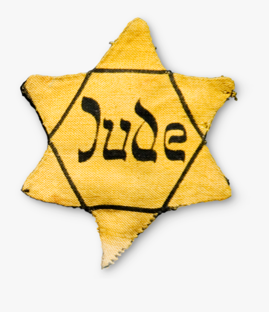 Nazi Jewish Propaganda Png Picture Library Download - Yellow Star Of David, Transparent Clipart