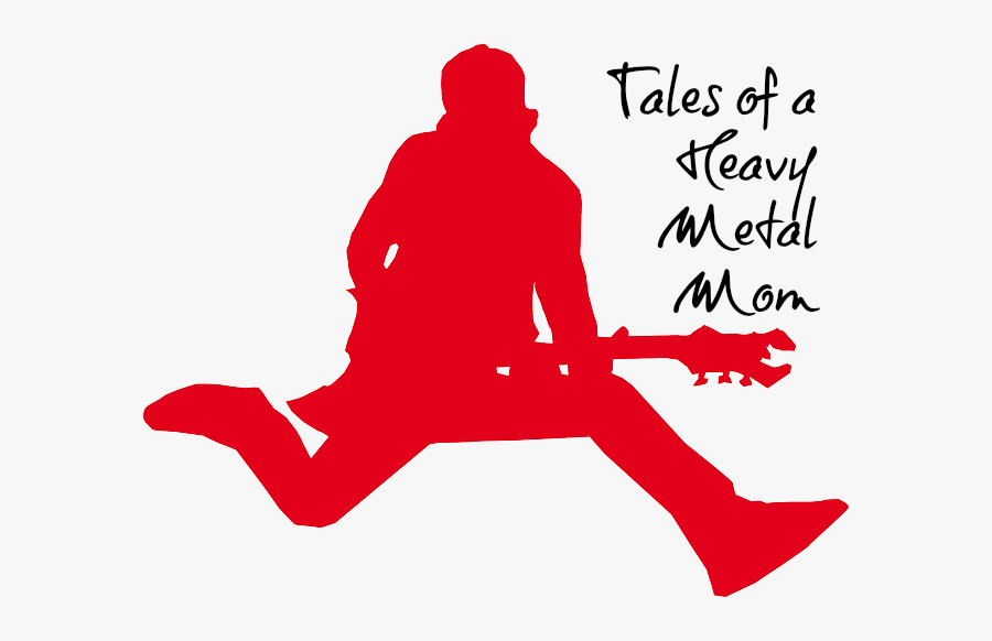 I Am A Mom - Rock Star Silhouette Png, Transparent Clipart