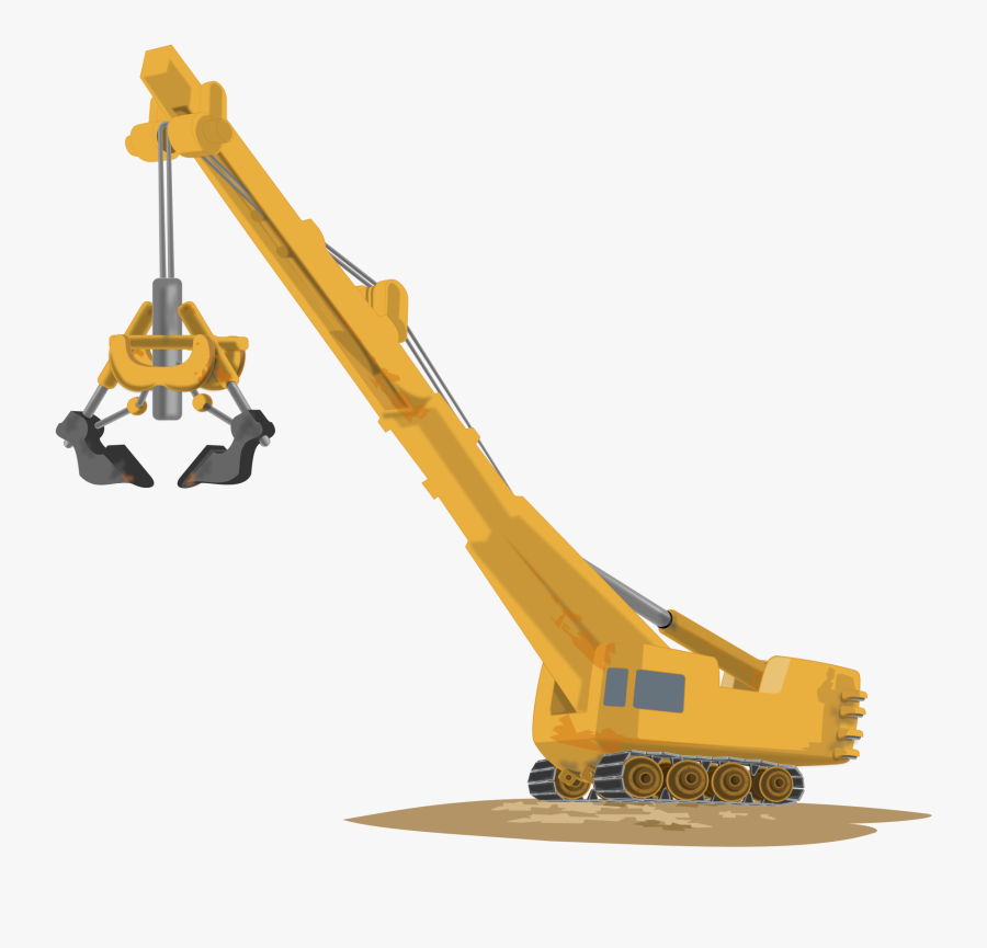 Crane, Machine, Heavy Equipment, Construction Site - Crane Transparent, Transparent Clipart