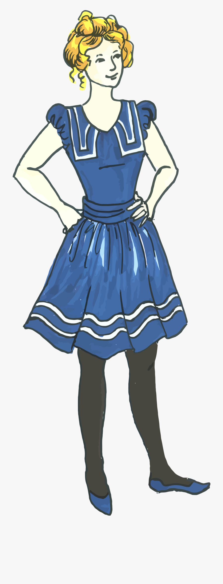 Vintage Women"s Swimwear Clip Arts - Clothing, Transparent Clipart