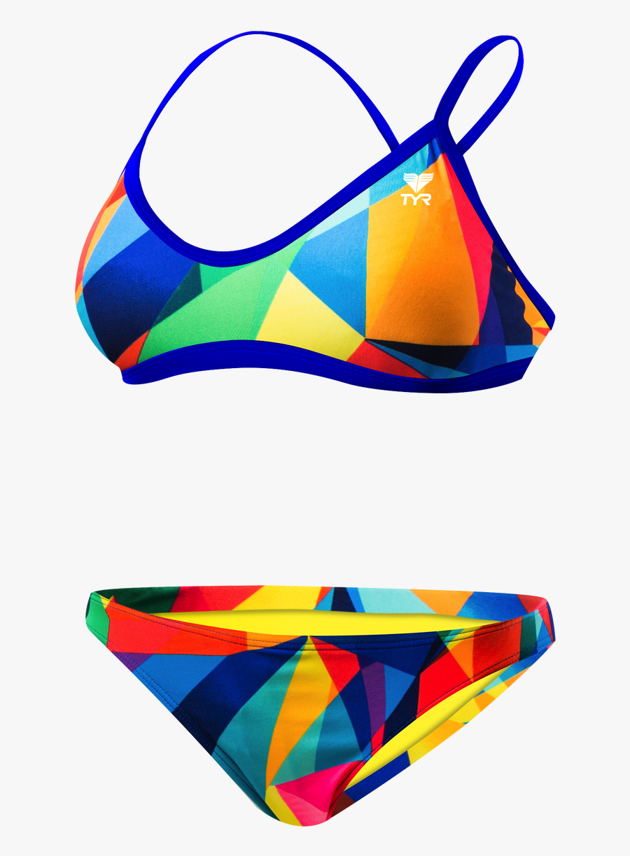 Bikini Clipart Pink Swimsuit - Tyr 2 Piece, Transparent Clipart