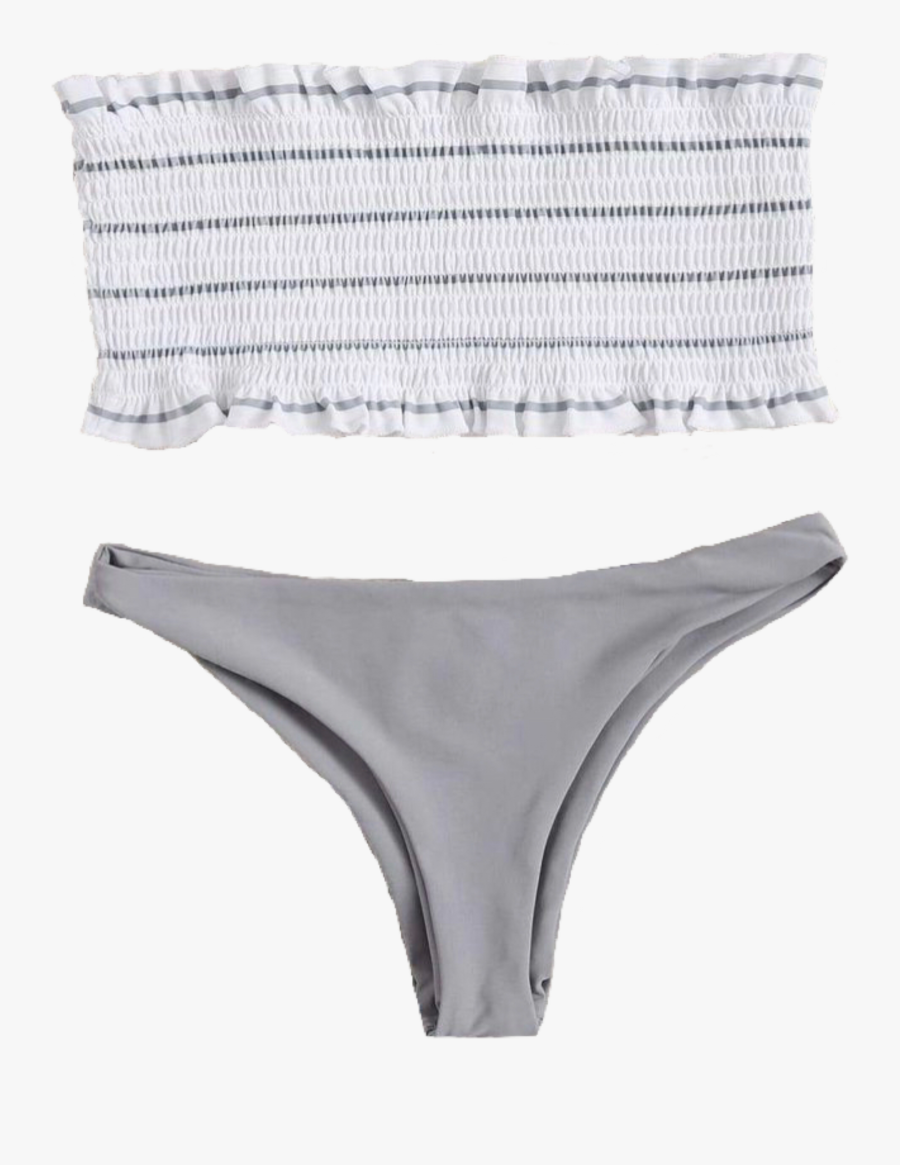 #swimsuit #bathingsuit #bikini #cutebikini #beach #swimming - Undergarment, Transparent Clipart