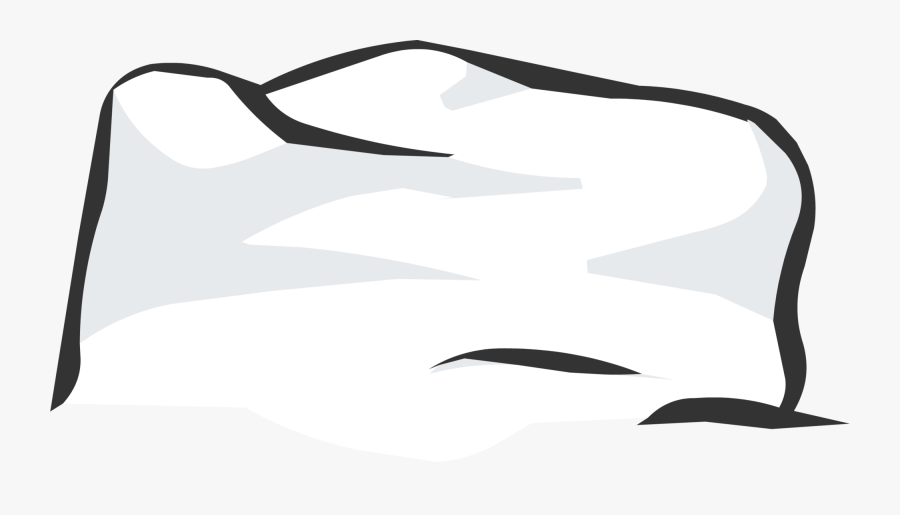 Snow Clump Sprite, Transparent Clipart