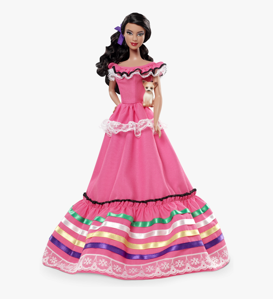 Clip Art Barbie Images - Mexican Barbie, Transparent Clipart