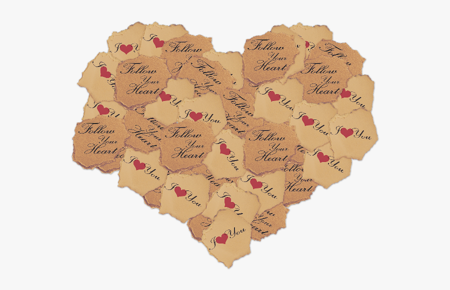 Torn Paper Heart Png Stock Photo - Paper Heart Png Transparent, Transparent Clipart