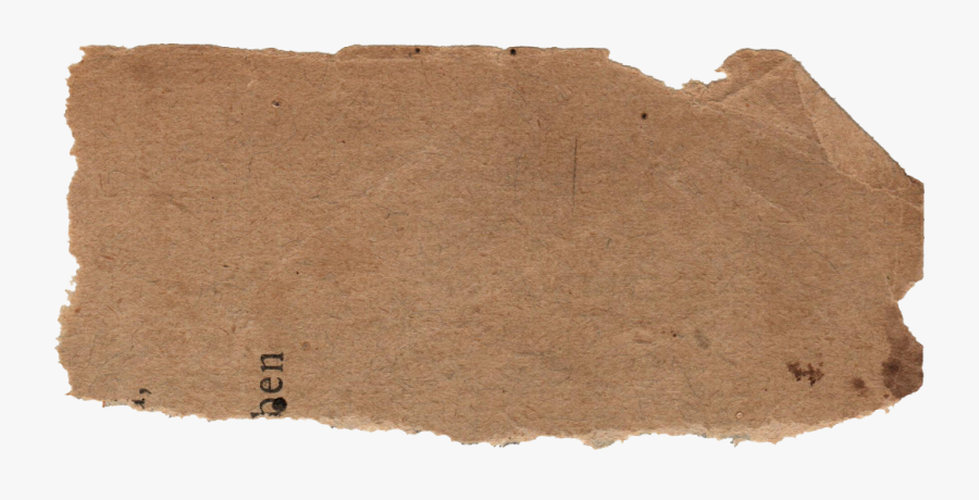 Ripped Brown Paper Png, Transparent Clipart