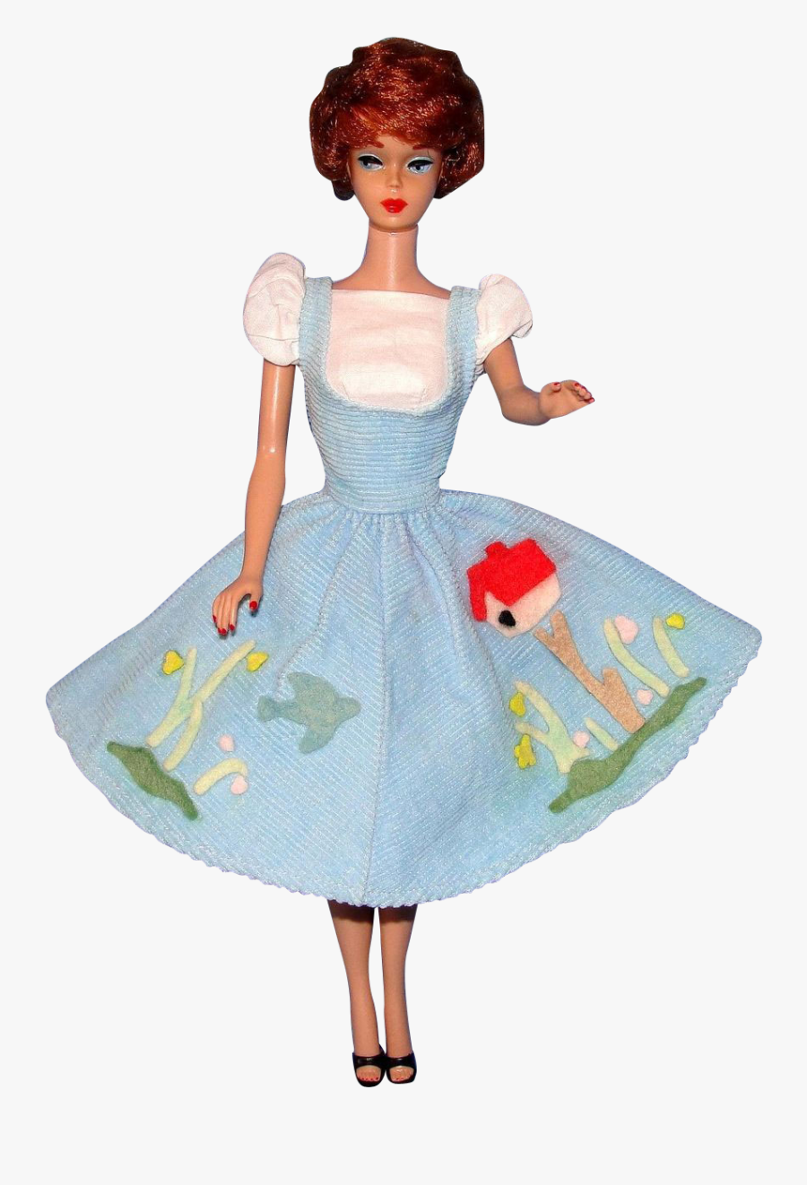 1960 Barbie No Background, Transparent Clipart