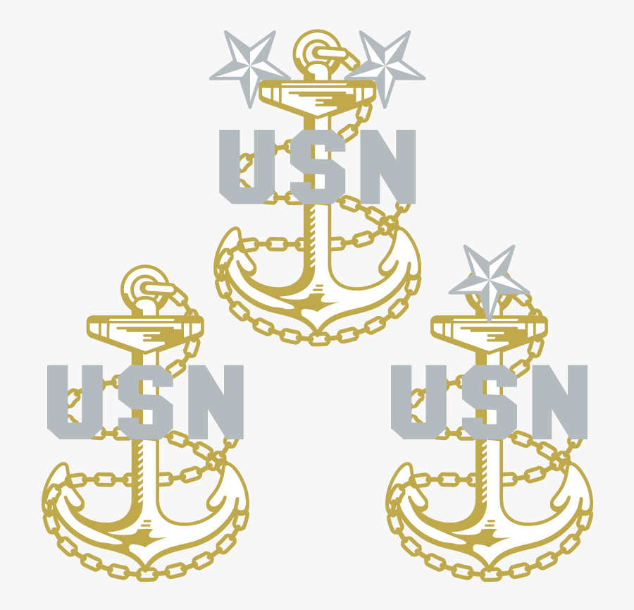 Navy Anchor Clip Art - Chief Senior Chief Master Chief Anchors, Transparent Clipart